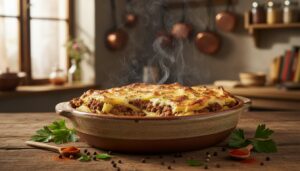 musaka sa krompirom i mlevenim mesom